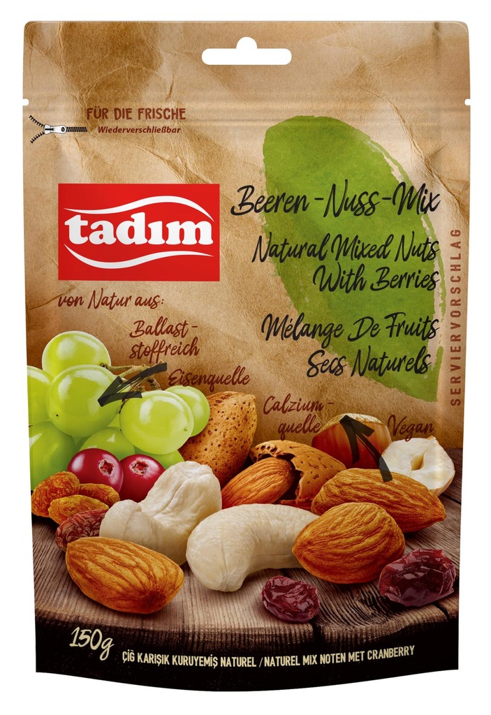 BEEREN NUSS-MİX NATURBELASSEN 150 GR 