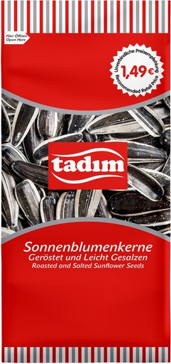 [9225] TADIM CEKIRDEK SIYAH AZ TUZLU (KIRMIZI) 150 GR