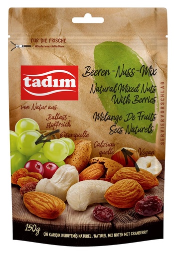 [1591] BEEREN NUSS-MİX NATURBELASSEN 150 GR 