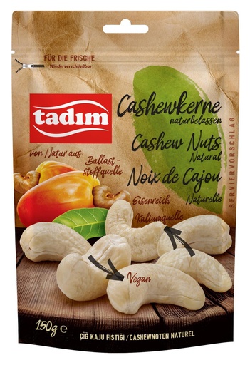 [1594] 150 GR. CASHEWKERNE NATURBELASSEN 